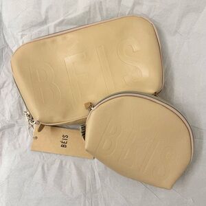 BÉIS The Cosmetic Pouch Set in Beige